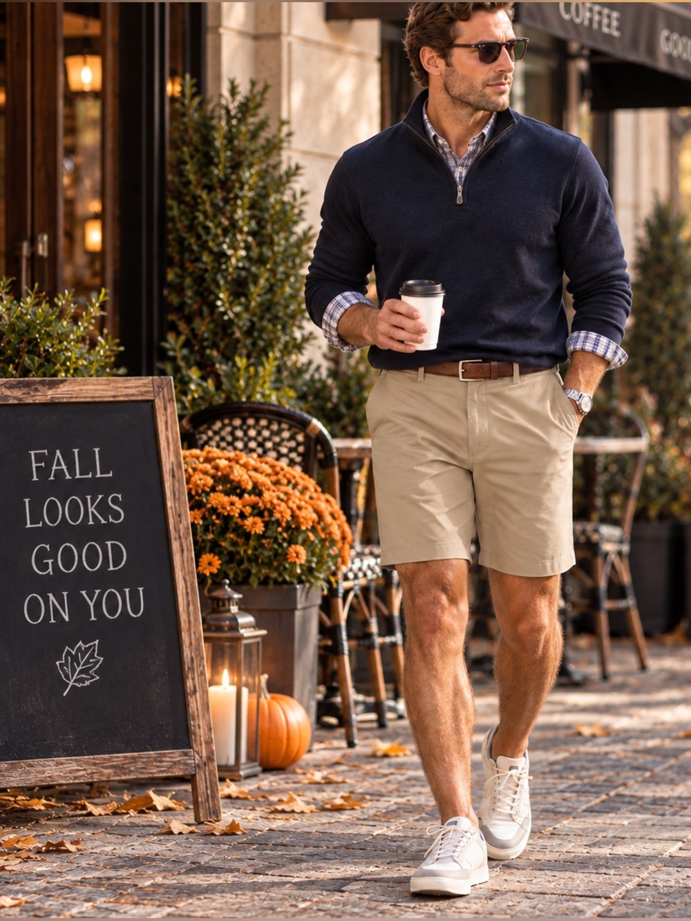 Saddlebred Men’s Comfort Flex 9” Chino Shorts Dry Cement Size 38 NWT $49.50